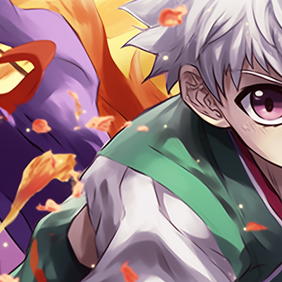 Image For Post | Two characters, Gon and Killua, wearing their traditional outfits, vibrant colors and energetic poses. gon and killua hd matching pfp pfp for discord. - [gon and killua matching pfp, aesthetic matching pfp ideas](https://hero.page/pfp/gon-and-killua-matching-pfp-aesthetic-matching-pfp-ideas)