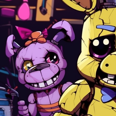 Image For Post | Two FNAF characters, dim lighting and monochrome color palette, standing guard. fnaf matching pfp character pairing pfp for discord. - [fnaf matching pfp, aesthetic matching pfp ideas](https://hero.page/pfp/fnaf-matching-pfp-aesthetic-matching-pfp-ideas)