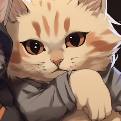 Image For Post | Two characters with cat ears and paw gloves, bold lines and playful stance. cute cat anime matching pfp pfp for discord. - [cute cat matching pfp, aesthetic matching pfp ideas](https://hero.page/pfp/cute-cat-matching-pfp-aesthetic-matching-pfp-ideas)