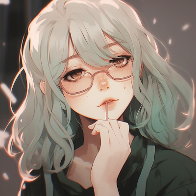 Image For Post | Anime girl with pastel hair and oversized glasses, gentle shading and mint highlights. cool aesthetic anime pfp pfp for discord. - [Aesthetic Anime Pfp Focus](https://hero.page/pfp/aesthetic-anime-pfp-focus)