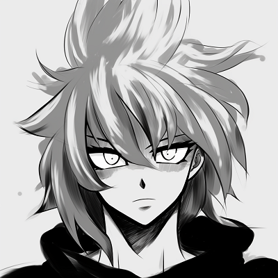Image For Post | A thrilling profile picture of Super Saiyan Goku in black and white, highlighted by the bold and detailed hairstyle. favourite black and white anime pfp icons pfp for discord. - [Top Black And White PFP Anime](https://hero.page/pfp/top-black-and-white-pfp-anime)