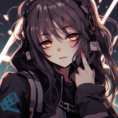 Image For Post | A profile of an egirl bathed in neon light, highlighting reflective shading and intense color saturation. trendy egirl anime pfp pfp for discord. - [Best Egirl Pfp Anime Suggestions](https://hero.page/pfp/best-egirl-pfp-anime-suggestions)