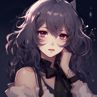 Image For Post | Detailed close-up of Gothic Anime Egirl, focusing on expressive eyes and intricate hair details. cute anime egirl pfp pfp for discord. - [Best Egirl Pfp Anime Suggestions](https://hero.page/pfp/best-egirl-pfp-anime-suggestions)