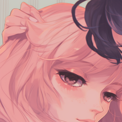Image For Post | Two characters in soft pastel tones, sharing a tender moment with delicate linework. ideal couple matching pfp pfp for discord. - [couple matching pfp, aesthetic matching pfp ideas](https://hero.page/pfp/couple-matching-pfp-aesthetic-matching-pfp-ideas)