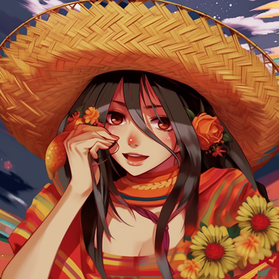 Image For Post Traditional Mexican Anime Girl - beautiful mexican pfp girls