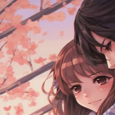 Image For Post | Two characters gazing at each other with a starry background, vibrant colors with cel-shading are used. classic matching anime pfp for couples pfp for discord. - [matching anime pfp for couples, aesthetic matching pfp ideas](https://hero.page/pfp/matching-anime-pfp-for-couples-aesthetic-matching-pfp-ideas)
