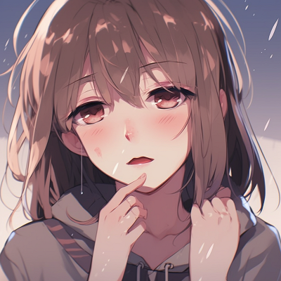 Image For Post Anime Girl in Sorrow - anime pfp with tears