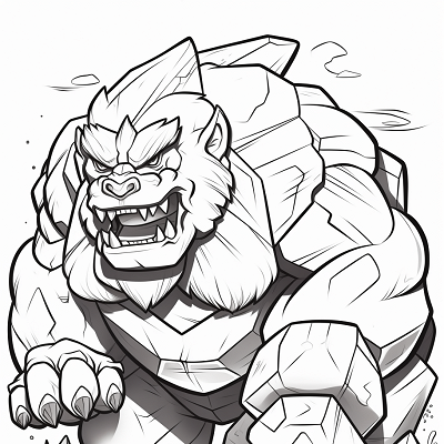 Image For Post | Outlined drawing of Groudon, the legendary Pokemon, with emphasis on its rugged, tectonic-like surface. printable coloring page, black and white, free download - [Pokemon Drawing Sketch Coloring Pages ](https://hero.page/coloring/pokemon-drawing-sketch-coloring-pages-fun-for-adults-and-kids)