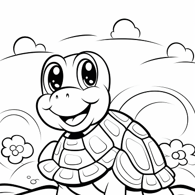 Image For Post Friendly Lion and Rainbow Cartoon - Printable Coloring Page