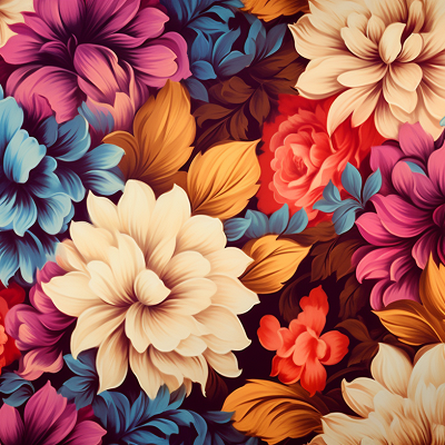 Image For Post Retro Floral Wallpaper Traditionals - Wallpaper