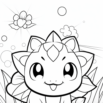 Image For Post Bulbasaur's Day Out Pokemon Coloring Fun - Wallpaper