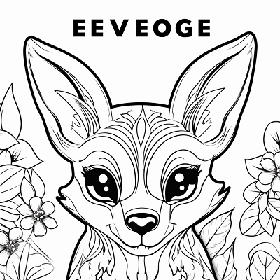 Image For Post | Sketch of Eevee with its different evolutions; clean lines and shapes. printable coloring page, black and white, free download - [Eevee Evolutions Coloring Pages: Adult, Kids, Pokemon Coloring](https://hero.page/coloring/eevee-evolutions-coloring-pages:-adult-kids-pokemon-coloring)