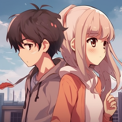 Image For Post | Matching profiles of two anime characters crossing paths, emphasized by vibrant colors and detailed backgrounds. cute matching anime pfpHD, free download - [matching anime pfp](https://hero.page/pfp/matching-anime-pfp)