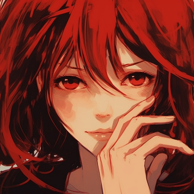 Image For Post | Anime girl with fiery hair, highlighting dynamic pose and expressive art style. beautiful red anime girl pfp - [Red Anime PFP Compilation](https://hero.page/pfp/red-anime-pfp-compilation)