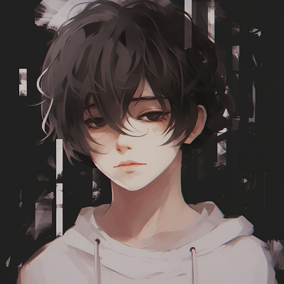 Image For Post | Profile view of a pained anime boy, detailed features and muted colors. anime boy sad pfp - [Sad PFP Anime](https://hero.page/pfp/sad-pfp-anime)