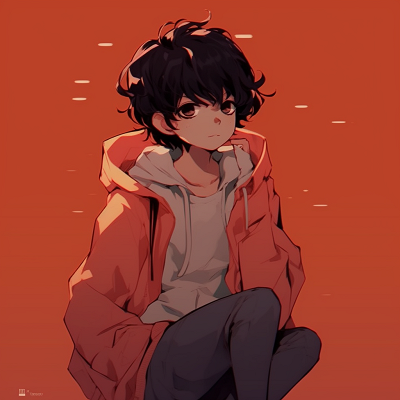 Image For Post | Chill anime character art with highlighting elements in deep crimson tones. color-themed chill anime pfp - [Chill Anime PFP Universe](https://hero.page/pfp/chill-anime-pfp-universe)