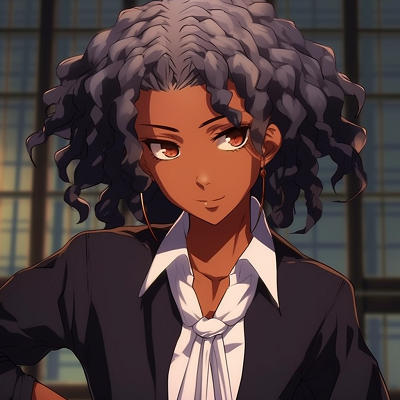 Image For Post | Portrait of a black anime girl, focus on facial details and dramatic colors. creative black anime girl characters pfp - [Amazing Black Anime Characters pfp](https://hero.page/pfp/amazing-black-anime-characters-pfp)
