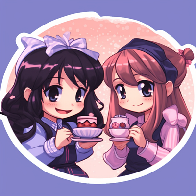 Image For Post | Matching profile images of twin chibi girls, detailed urban backdrop. cute concept matching pfp in anime for friends - [matching pfp for 2 friends anime](https://hero.page/pfp/matching-pfp-for-2-friends-anime)