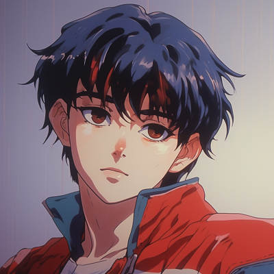 Image For Post | Shinji Ikari from Neon Genesis Evangelion, traditional 90s art style with muted colors 90s anime pfp boy aesthetic - [90s anime pfp universe](https://hero.page/pfp/90s-anime-pfp-universe)