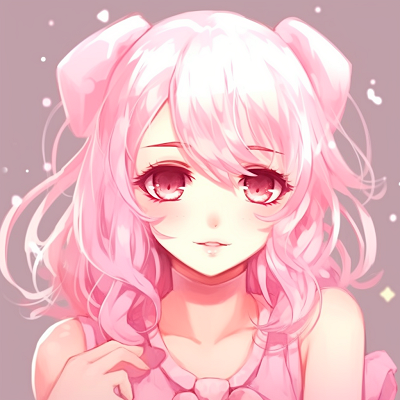 Image For Post | A Shoujo styled Anime character with a lovely pink theme, detailed art style. trendy pink anime pfp designs - [Pink Anime PFP](https://hero.page/pfp/pink-anime-pfp)