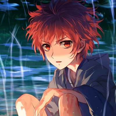 Image For Post | Anime character enveloped by fire, bright, bold colors and expression filled with determination. original high quality anime pfp collections - [High Quality Anime PFP Gallery](https://hero.page/pfp/high-quality-anime-pfp-gallery)