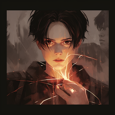 Image For Post | Close-up view of Levi, showcasing his characteristic facial features and monochrome color scheme anime pfp aesthetically pleasing - [Aesthetic PFP Anime Collection](https://hero.page/pfp/aesthetic-pfp-anime-collection)
