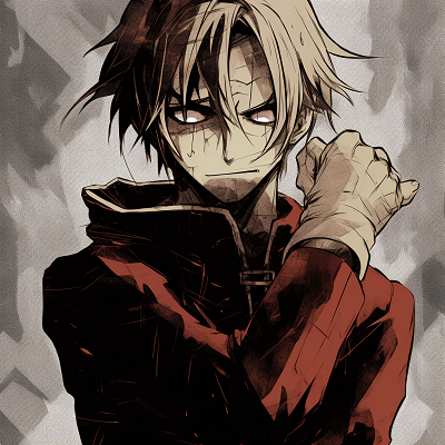 Image For Post | Edward Elric from Fullmetal Alchemist standing in a powerful pose, drawn in fine lines and rustic colors. trending anime pfp manga - [anime pfp manga optimized](https://hero.page/pfp/anime-pfp-manga-optimized)