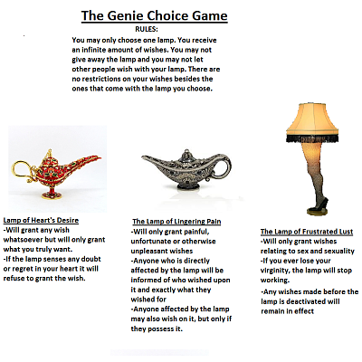 Image For Post Genie Lamp Choice CYOA from /tg/