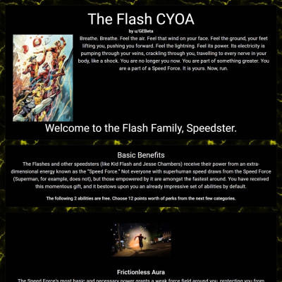 Image For Post The Flash CYOA by GEBeta