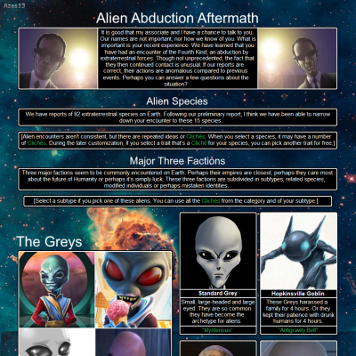 Image For Post Alien Abduction Aftermath CYOA by Azes13