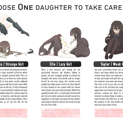 Image For Post Choose One Daughter To Take Care Of (by Anonymous)