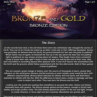 Image For Post Bronze and Gold: Bronze Edition CYOA by Mister_Villain
