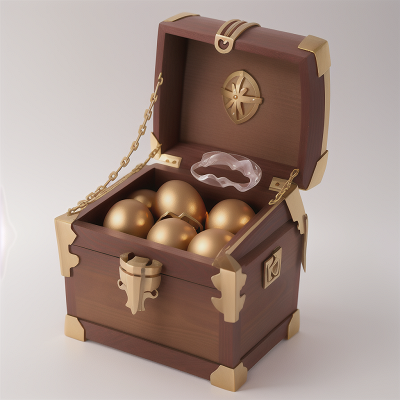 Image For Post Anime, medieval castle, golden egg, anger, treasure chest, ghostly apparition, HD, 4K, AI Generated Art