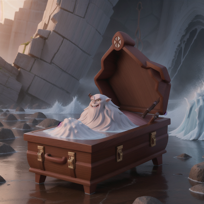 Image For Post Anime, tsunami, vampire's coffin, yeti, cathedral, drought, HD, 4K, AI Generated Art