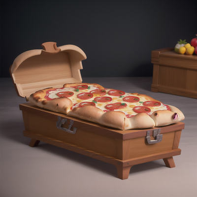 Image For Post Anime, pizza, vampire's coffin, fruit market, laughter, confusion, HD, 4K, AI Generated Art