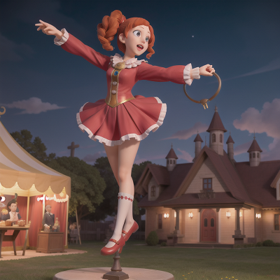 Image For Post Anime, market, circus, flying, haunted mansion, key, HD, 4K, AI Generated Art