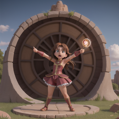 Image For Post Anime, confusion, gladiator, violin, bicycle, magic portal, HD, 4K, AI Generated Art