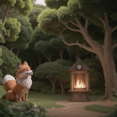 Image For Post Anime, fox, forest, haunted mansion, submarine, desert, HD, 4K, AI Generated Art