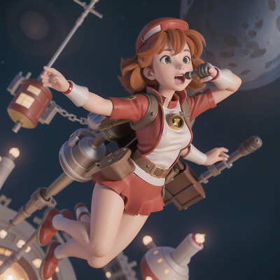 Image For Post Anime, dog, bagpipes, space station, superhero, castle, HD, 4K, AI Generated Art