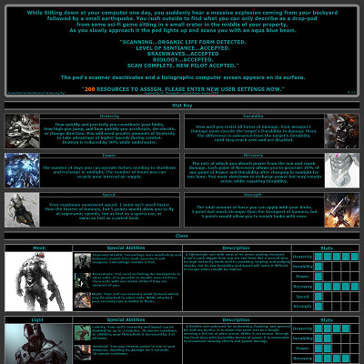 Image For Post POWER ARMOUR CYOA