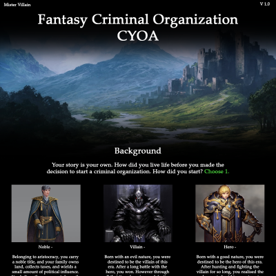 Image For Post Fantasy Criminal Organization CYOA by Mister_Villain