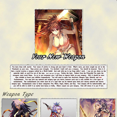 Image For Post Your New Weapon CYOA by Beri