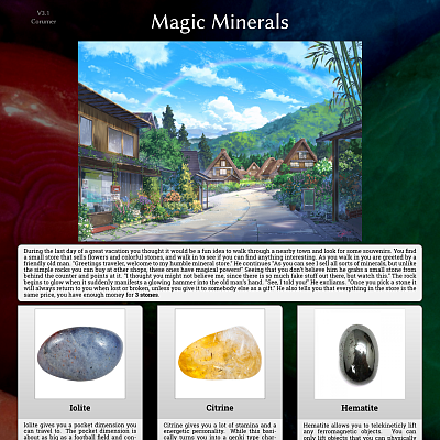 Image For Post Magic Minerals CYOA V3.1 by Corumer from /tg/