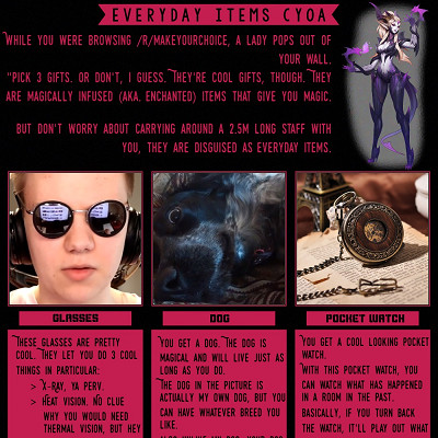 Image For Post Everyday Items CYOA