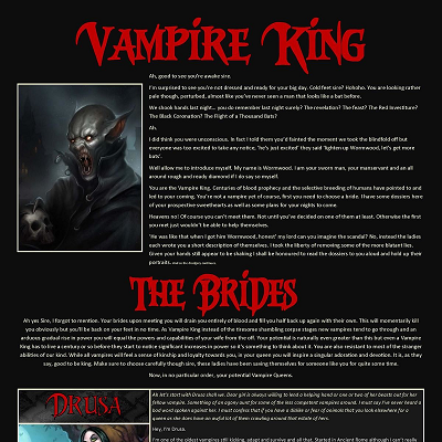 Image For Post Vampire King CYOA