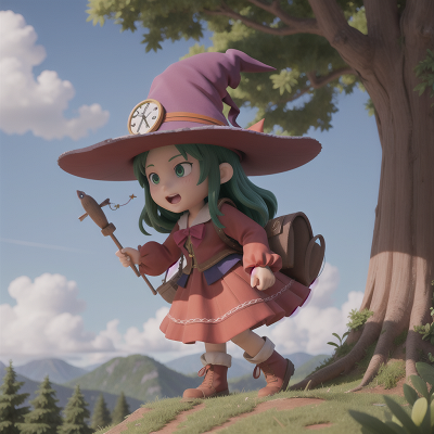 Image For Post Anime, witch, doctor, airplane, forest, hero, HD, 4K, AI Generated Art