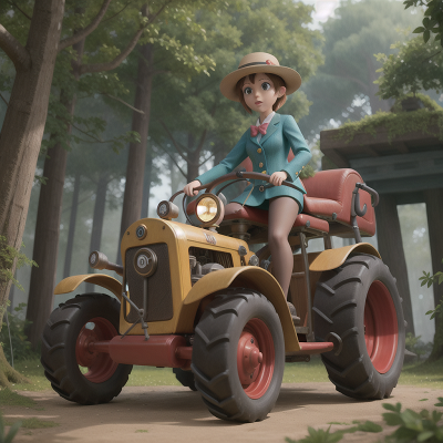 Image For Post Anime, detective, enchanted forest, shark, tractor, cathedral, HD, 4K, AI Generated Art