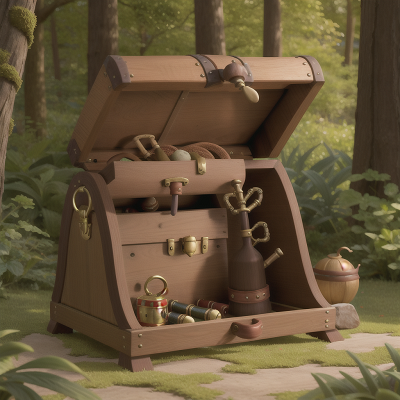 Image For Post Anime, bagpipes, enchanted forest, treasure chest, sled, wild west town, HD, 4K, AI Generated Art