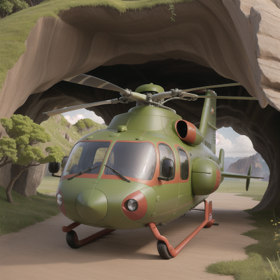 Image For Post Anime, helicopter, museum, farmer, car, cave, HD, 4K, AI Generated Art