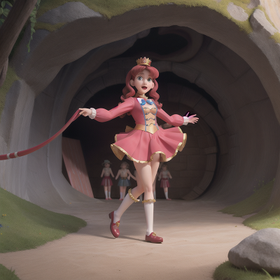 Image For Post Anime, queen, circus, holodeck, cave, key, HD, 4K, AI Generated Art